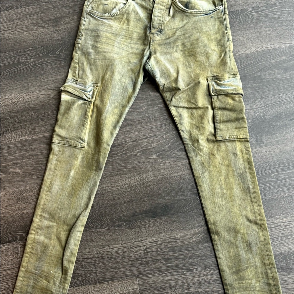 Purple Brand Jeans (size 30). Olive Green
